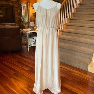 NWT ANINE BING Champagne Silky Dress